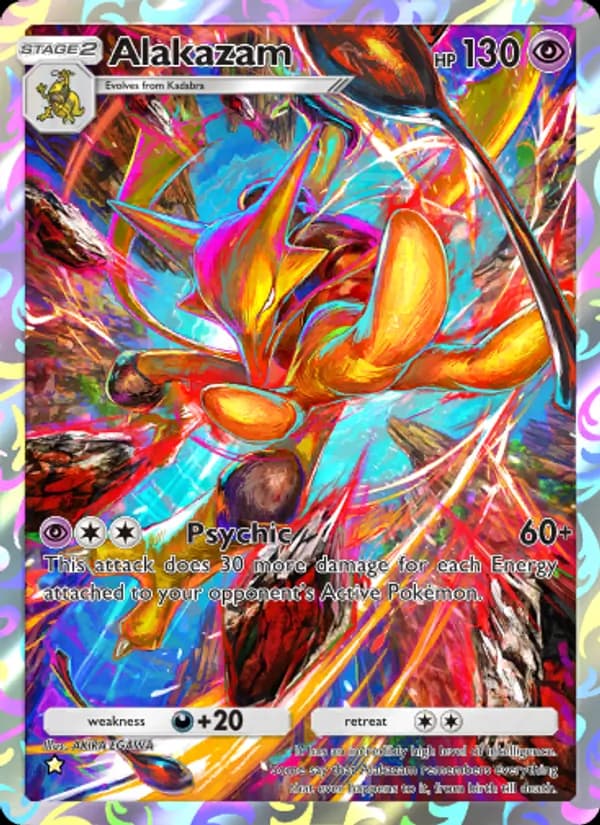 Alakazam card in English