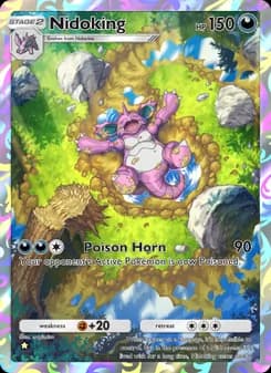 Nidoking card in English