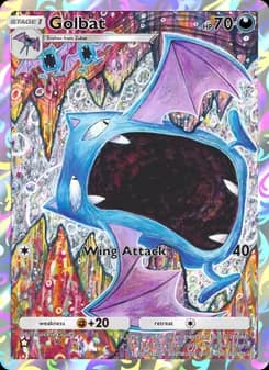 Golbat card in English