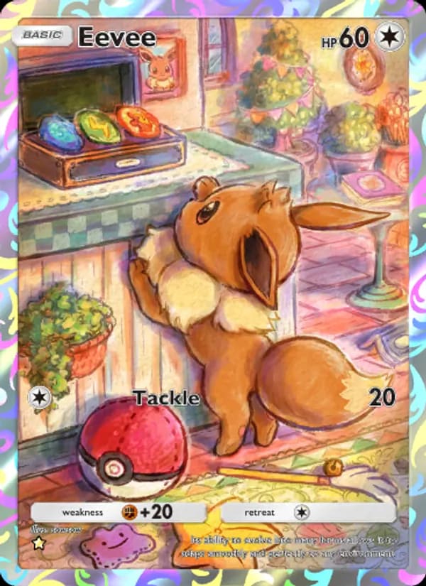 Eevee card in English