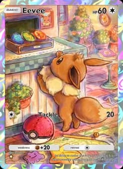 Eevee card in English