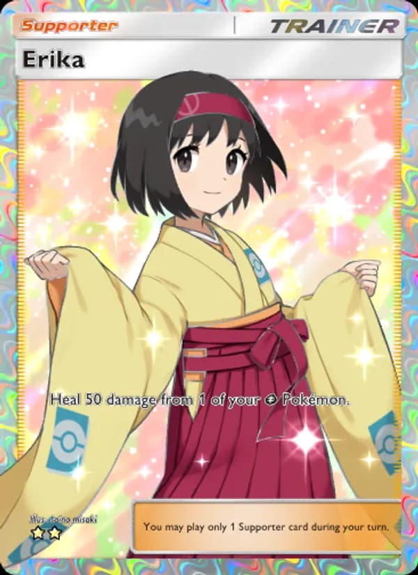 Erika card in English