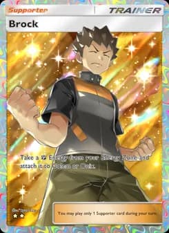 Brock card in English