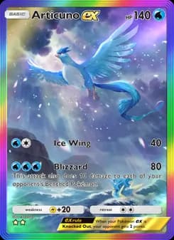 Articuno ex card in English