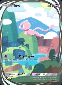 Mew card in English