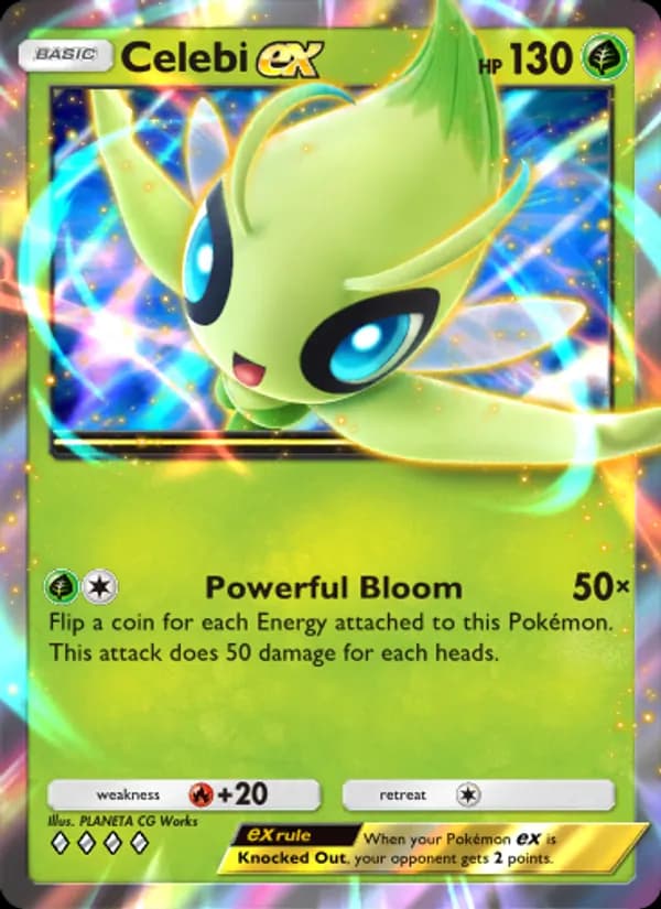 Celebi ex card in English