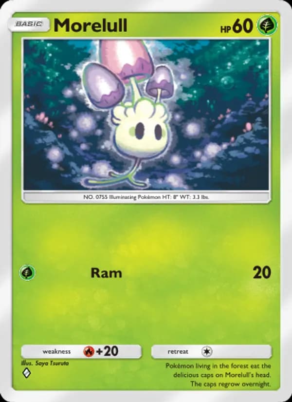 Morelull card in English