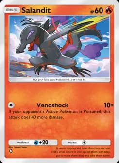 Salandit card in English