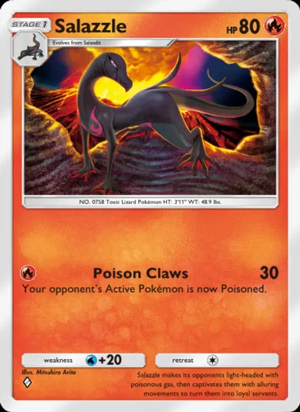 Salazzle card in English