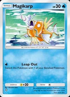 Magikarp card in English
