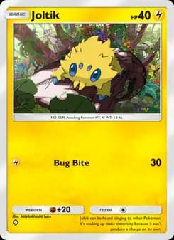 Joltik card in English