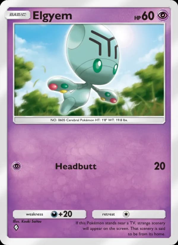 Elgyem card in English