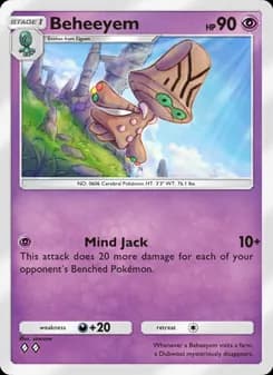 Beheeyem card in English