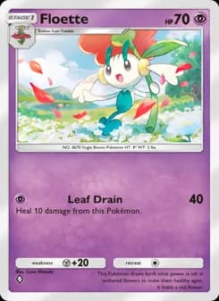 Floette card in English