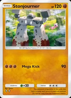 Stonjourner card in English
