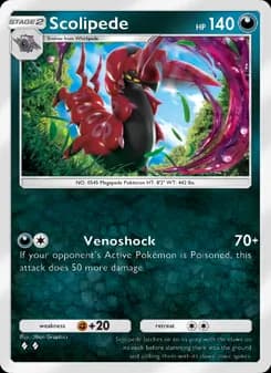 Scolipede card in English