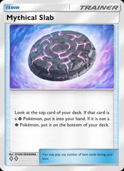 Mythical Slab card in English