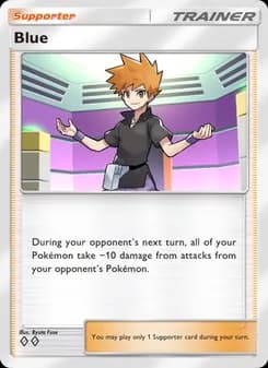 Blue card in English