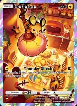 Dedenne card in English