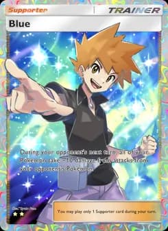 Blue card in English