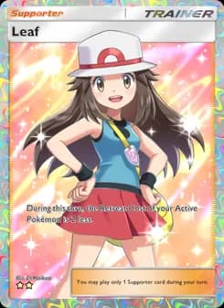 Leaf card in English