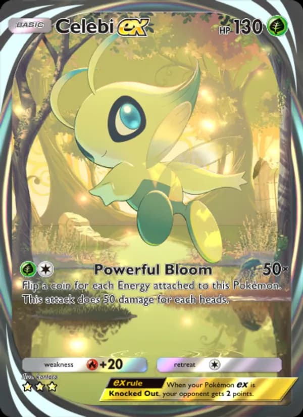 Celebi ex card in English