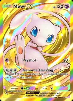 Mew ex card in English
