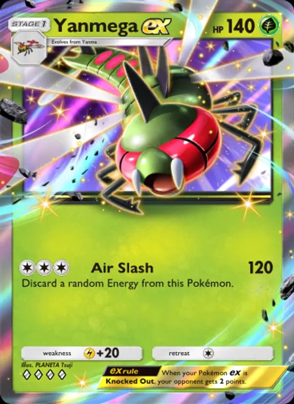 Yanmega ex card in English