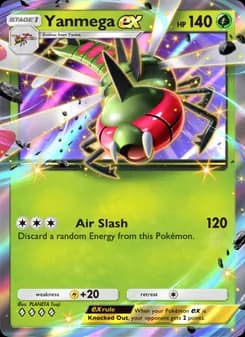 Yanmega ex card in English