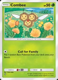 Combee card in English