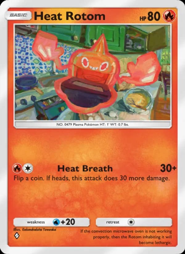 Heat Rotom card in English