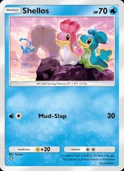 Shellos card in English