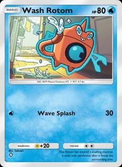 Wash Rotom card in English