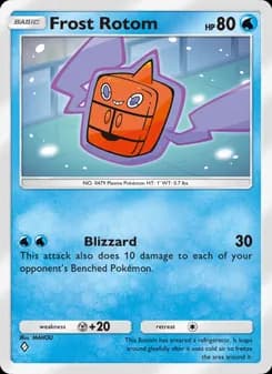 Frost Rotom card in English