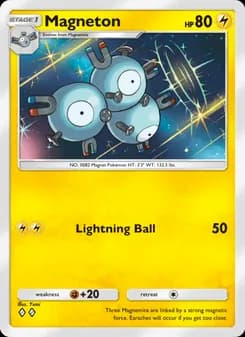 Magneton card in English
