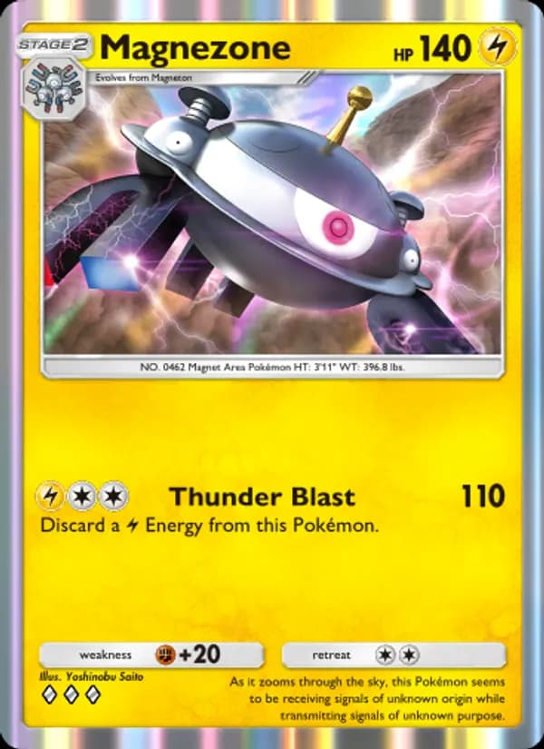 Magnezone card in English