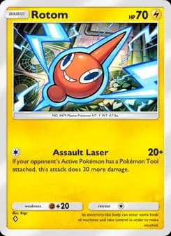 Rotom card in English