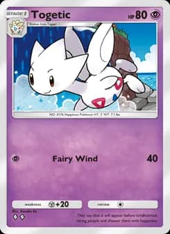 Togetic card in English