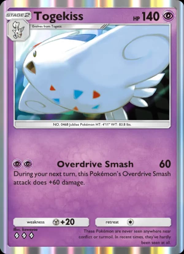 Togekiss card in English