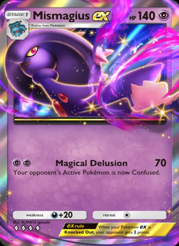 Mismagius ex card in English