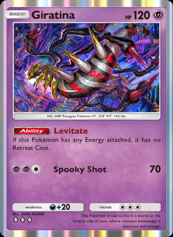 Giratina card in English