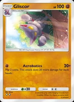 Gliscor card in English
