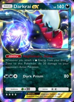 Darkrai ex card in English