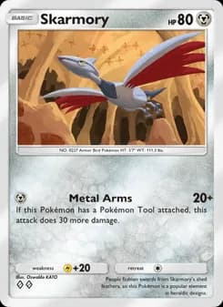 Skarmory card in English