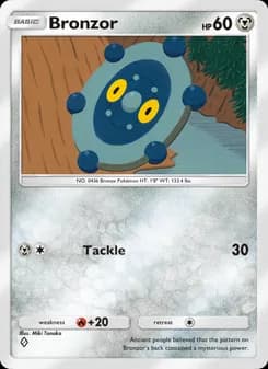 Bronzor card in English