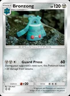 Bronzong card in English