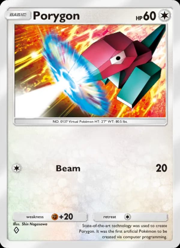 Porygon card in English