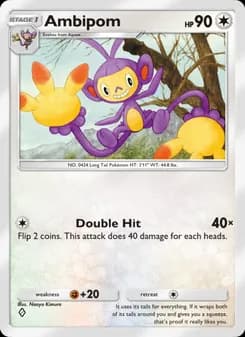 Ambipom card in English