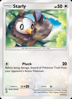Starly card in English