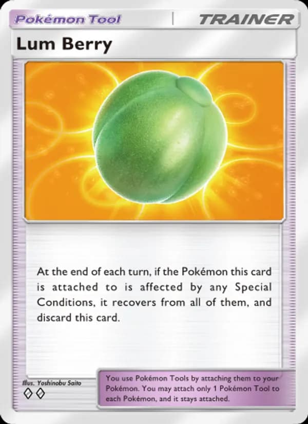 Lum Berry card in English